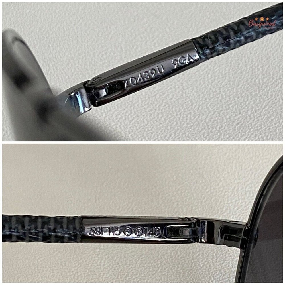 Authentic LOUIS VUITTON Damier Graphite Gunmetal Conspiration Pilote Sunglasses - Picture 9 of 12